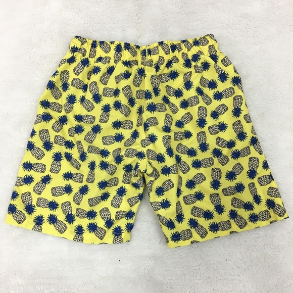 Pili Carrera Boys Pineapple Swim Trunk Shorts 10Y - Picture 4 of 8